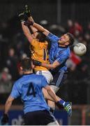 21 October 2016; Danny Gorman of Killyclogher in action against Dermot Thornton of Coalisland during the Tyrone County Senior Club Football Championship Final Replay game between Killyclogher and Coalisland at Healy Park in Omagh, Co Tyrone. Photo by Sportsfile