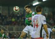 21 October 2016; Sean Maguire of Cork City scores his side's second goal during the SSE Airtricity League Premier Division game between Cork City and Patrick's Athletic at Turners Cross in Cork. Photo by Eóin Noonan/Sportsfile
