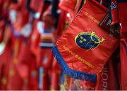 22 October 2016; A detailed view of a Munster pennant ahead of the European Rugby Champions Cup Pool 1 Round 2 match between Munster and Glasgow Warriors at Thomond Park in Limerick. Photo by Seb Daly/Sportsfile