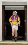 6 March 2011; Darren Stamp, Wexford, leads his side out ahead of the game. Allianz Hurling League Division 1 Round 3, Kilkenny v Wexford, Nowlan Park, Kilkenny. Picture credit: Stephen McCarthy / SPORTSFILE