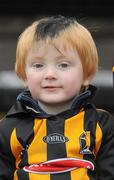 6 March 2011; Kilkenny supporter Cody O'Neill, age 2, watches on during the game. Allianz Hurling League Division 1 Round 3, Kilkenny v Wexford, Nowlan Park, Kilkenny. Picture credit: Stephen McCarthy / SPORTSFILE