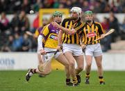 6 March 2011; Michael Fennelly, Kilkenny, in action against Tomas Waters, Wexford. Allianz Hurling League Division 1 Round 3, Kilkenny v Wexford, Nowlan Park, Kilkenny. Picture credit: Stephen McCarthy / SPORTSFILE