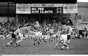 31 July 1988; Liam Harnan, Meath, in action against Vinnie Murphy, Dublin. Leinster Football Championship Final, Meath v Dublin, Croke Park, Dublin. Picture credit: Ray McManus / SPORTSFILE