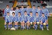 8 March 2011; The Colaiste Bhride Carnew team. Leinster Vocational Schools Senior Football “A” Final, Colaiste Bhride Carnew, Co. Wicklow v Gallen Community School, Ferbane, Co. Offaly, O’Moore Park, Portlaoise, Co. Laois. Picture credit: Barry Cregg / SPORTSFILE