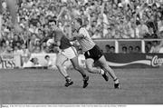 30 July 1989; Colm Coyle, Meath, in action against Keith Barr, Dublin. Leinster Football Championship Final, Dublin v Meath, Croke Park, Dublin. Picture credit: Ray McManus / SPORTSFILE