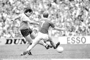 30 July 1989; Joe McNally, Dublin, in action against Martin O'Connell, Meath. Leinster Football Championship Final, Dublin v Meath, Croke Park, Dublin. Picture credit: Ray McManus / SPORTSFILE