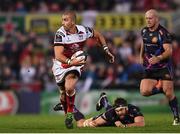 22 October 2016; Ruan Pienaar of Ulster breaks through the Exeter Chiefs defence during the European Rugby Champions Cup Pool 5 Round 2 match between Ulster and Exeter Chiefs at the Kingspan Stadium in Belfast. Photo by Ramsey Cardy/Sportsfile