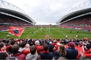 22 October 2016; A general view of Thomond Park after Tyler Bleyendaal of Munster converted his own try during the European Rugby Champions Cup Pool 1 Round 2 match between Munster and Glasgow Warriors at Thomond Park in Limerick. Photo by Diarmuid Greene/Sportsfile