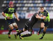 23 October 2016; Garry Ringrose of Leinster is tackled by Shalva Mamukashvili of Montpellier during the European Rugby Champions Cup Pool 4 Round 2 match between Leinster and Montpellier at Altrad Stadium in Montpellier, France. Photo by Stephen McCarthy/Sportsfile