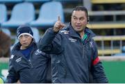 23 October 2016; Connacht head coach Pat Lam during the warm-up of the European Rugby Champions Cup Pool 2 Round 2 match between Zebre Rugby and Connacht Rugby at Stadio Lanfranchi in Parma. Photo by Roberto Bregani/Sportsfile