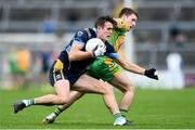 23 October 2016; John Maher of Salthill-Knocknacarra is tackled by Dylan Wall of Corofin during the Galway County Senior Club Football Championship Final match between Corofin and Salthill-Knocknacarra at Pearse Stadium in Galway. Photo by Ramsey Cardy/Sportsfile