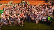 23 October 2016; Slaughtneil Emmetts team celebrate after winning the AIB Ulster GAA Hurling Senior Club Championship Final game between Loughgiel Shamrocks and Slaughtneil Emmetts at the Athletic Grounds in Armagh. Photo by Philip Fitzpatrick/Sportsfile