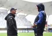 23 October 2016; Montpellier head coach Jake White in conversation with Leinster head coach Leo Cullen prior to the European Rugby Champions Cup Pool 4 Round 2 match between Leinster and Montpellier at Altrad Stadium in Montpellier, France. Photo by Stephen McCarthy/Sportsfile