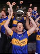 23 October 2016; Patrickswell captain Thomas O'Brien lifts the cup after the Limerick County Senior Club Hurling Championship Final between Ballybrown and Patrickswell at the Gaelic Grounds in Limerick. Photo by Diarmuid Greene/Sportsfile