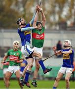 23 October 2016; Garry Conneely of St Rynagh's in action against Rory Hanniffy of Birr during the Offaly County Senior Club Hurling Championship Final game between St Rynagh's and Birr at O'Connor Park in Tullamore, Co Offaly. Photo by Cody Glenn/Sportsfile