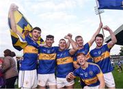 23 October 2016; Patrickswell players, from left to right, Andrew Carroll, Aaron Gillane, Peter Harty, Stephen Dunworth, James Carrig, and Darragh Ahern, front, celebrate after the Limerick County Senior Club Hurling Championship Final between Ballybrown and Patrickswell at the Gaelic Grounds in Limerick. Photo by Diarmuid Greene/Sportsfile