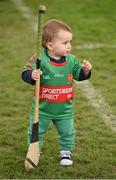 23 October 2016; Sam Hanniffy, age 1, son of Birr's Rory Hanniffy, ahead of the Offaly County Senior Club Hurling Championship Final game between St Rynagh's and Birr at O'Connor Park in Tullamore, Co Offaly. Photo by Cody Glenn/Sportsfile