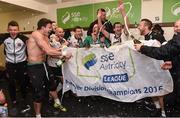 23 October 2016; Dundalk players celebrates after the SSE Airtricity League Premier Division game between Dundalk and Bohemians at Oriel Park in Dundalk.  Photo by David Maher/Sportsfile