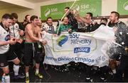 23 October 2016; Dundalk players celebrates after the SSE Airtricity League Premier Division game between Dundalk and Bohemians at Oriel Park in Dundalk. Photo by David Maher/Sportsfile
