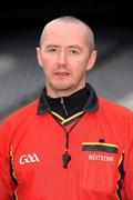 8 March 2011;  Referee Brendan Hickey. Leinster Vocational Schools Senior Football “A” Final, Colaiste Bhride Carnew, Co. Wicklow v Gallen Community School, Ferbane, Co. Offaly, O’Moore Park, Portlaoise, Co. Laois. Picture credit: Barry Cregg / SPORTSFILE