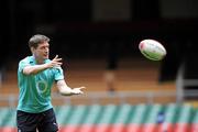 11 March 2011; Ireland's Ronan O'Gara in action during the squad captain's run ahead of their RBS Six Nations Rugby Championship match against Wales on Saturday. Ireland Rugby Squad Captain's Run, Millennium Stadium, Cardiff, Wales. Picture credit: Matt Browne / SPORTSFILE