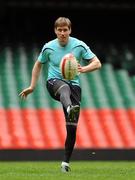 11 March 2011; Ireland's Ronan O'Gara in action during the squad captain's run ahead of their RBS Six Nations Rugby Championship match against Wales on Saturday. Ireland Rugby Squad Captain's Run, Millennium Stadium, Cardiff, Wales. Picture credit: Barry Cregg / SPORTSFILE