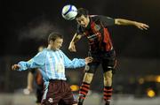 11 March 2011; Stephen Traynor, Bohemians, in action against Stephen Crosan, Drogheda United. Airtricity League Premier Division, Bohemians v Drogheda United, Dalymount Park, Dublin. Photo by Sportsfile