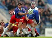 27 October 2001; Franck Comba of Stade Francais during the Heineken Cup Pool 2 match between Stade Francais and Ulster at Stade Jean-Bouin in Paris, France. Photo by Matt Browne/Sportsfile