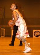 27 October 2001; Barnaby Craddock of Frosties Tigers during the ESB Men's Superleague Basketball match between Gleneagle Killarney and Frosties Tigers at Tralee Sports Centre in Tralee, Kerry. Photo by Brendan Moran/Sportsfile