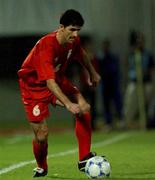 31 October 2001; Kharim Bagheri of Iran during the 2002 FIFA World Cup AFC Qualification Play-Off 2nd Leg match between United Arab Emirates and Iran the at Al-Nahyan Stadium in Abu Dhabi, United Arab Emirates. Photo by David Maher/Sportsfile
