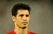 31 October 2001; Ali Daei of Iran ahead of the 2002 FIFA World Cup AFC Qualification Play-Off 2nd Leg match between United Arab Emirates and Iran the at Al-Nahyan Stadium in Abu Dhabi, United Arab Emirates. Photo by David Maher/Sportsfile