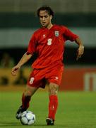 31 October 2001; Ali Karimi of Iran during the 2002 FIFA World Cup AFC Qualification Play-Off 2nd Leg match between United Arab Emirates and Iran the at Al-Nahyan Stadium in Abu Dhabi, United Arab Emirates. Photo by David Maher/Sportsfile