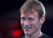 1 November 2001; England and Spurs striker Teddy Sheringham in attendance at the Nike Freestyle event at the Point Theatre in Dublin. Photo by Brendan Moran/Sportsfile