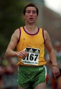 29 October 2001; Eugene Corcoran, Ireland during the adidas Dublin Marathon in Dublin. Photo by Ray McManus/Sportsfile