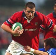 3 November 2001; Marcus Horan of Munster during the Heineken Cup Pool 4 Round 4 match between Munster and Bridgend at Musgrave Park in Cork. Photo by Ray McManus/Sportsfile