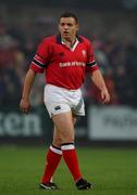 3 November 2001; Rob Henderson of Munster during the Heineken Cup Pool 4 Round 4 match between Munster and Bridgend at Musgrave Park in Cork. Photo by Ray McManus/Sportsfile
