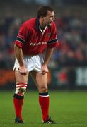 3 November 2001; John Kelly of Munster during the Heineken Cup Pool 4 Round 4 match between Munster and Bridgend at Musgrave Park in Cork. Photo by Ray McManus/Sportsfile