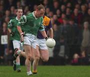 4 November 2001; Mark Caffrey of Charlestown Sarsfields during the AIB Connacht Club Senior Football Championship Semi-final match between Charlestown Sarsfields and Roscommon Gaels at Fr O'Hara Memorial Park in Charlestown, Mayo. Photo by Ray McManus/Sportsfile