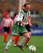 4 November 2001; Thomas Morgan of Bray Wanderers during the eircom League Premier Division match between Bray Wanderers and Derry City at the Carlisle Grounds in Bray, Wicklow. Photo by Ray Lohan/Sportsfile