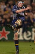 26 October 2001; Malcolm O'Kelly of Leinster during the Heineken Cup Pool 6 Round 3 match between Leinster and Newport at Donnybrook Stadium in Dublin. Photo by Brendan Moran/Sportsfile