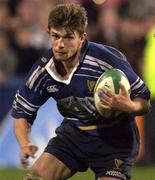 26 October 2001; Adam Magro of Leinster during the Heineken Cup Pool 6 Round 3 match between Leinster and Newport at Donnybrook Stadium in Dublin. Photo by Brendan Moran/Sportsfile