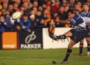 26 October 2001; Nathan Turner of Leinster during the Heineken Cup Pool 6 Round 3 match between Leinster and Newport at Donnybrook Stadium in Dublin. Photo by Brian Lawless/Sportsfile