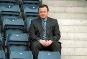 6 November 2001; New Dublin Manager Tommy Lyons pictured ahead of a Press Conference at Parnell Park in Dublin. Photo by Aofie Rice/Sportsfile