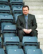 6 November 2001; New Dublin Manager Tommy Lyons pictured ahead of a Press Conference at Parnell Park in Dublin. Photo by Aofie Rice/Sportsfile