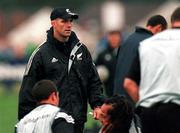 14 November 2001; New Zealand coach John Mitchell  during a New Zealand rugby squad training session at Blackrock Rugby Club, Stradbrook in Dublin. Photo by Matt Browne/Sportsfile