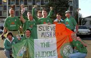 15 November 2001; Republic of Ireland fans pictured at the Estegal Grand Hotel in Tehran, Iran, ahead of the Iran v Republic of Ireland - 2002 FIFA World Cup Qualification Play-Off Final Second Leg. Photo by Ray McManus/Sportsfile