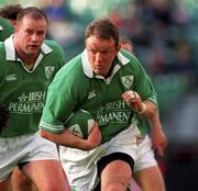 11 November 2001; Mick Galwey of Ireland during the International Rugby match between Ireland and Samoa at Lansdowne Road in Dublin. Photo by Matt Browne/Sportsfile