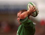 11 November 2001; Frank Sheahan of Ireland during the International Rugby match between Ireland and Samoa at Lansdowne Road in Dublin. Photo by Matt Browne/Sportsfile