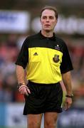 18 November 2001; Referee Pat Whelan during the eircom League Premier Division match between Bray Wanderers and St Patrick's Athletic at the Carlisle Grounds in Bray, Wicklow. Photo by Ray Lohan/Sportsfile
