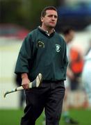 14 October 2001; O'Loughlin Gaels manager Seanie Tyrell ahead of the AIB Kilkenny Senior Club Championship Hurling Final match between O'Loughlin Gaels and Graigue Ballycallan at Nowlan Park in Kilkenny. Photo by Damien Eagers/Sportsfile